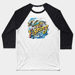 Fishing t-shirt Baseball T-Shirt